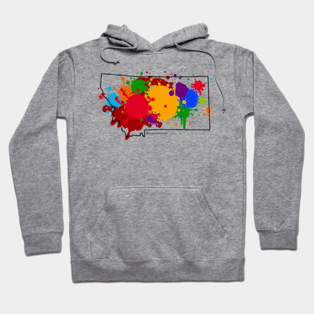 Montana Art Hoodie by Look Up Creations